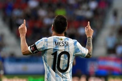 Lionel Messi scores all five in Argentina rout of Estonia