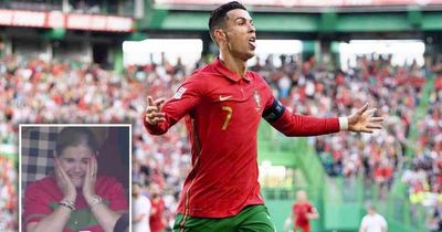 Cristiano Ronaldo reduces his mother to tears as Man Utd icon extends Portugal record