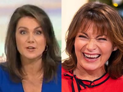 Susanna Reid sends Lorraine into hysterics with Boris Johnson joke on Good Morning Britain