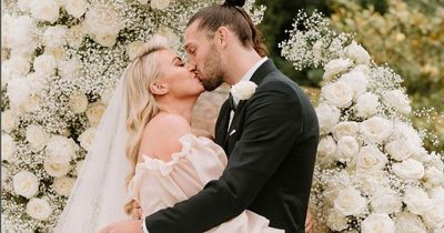 Billi Mucklow and Andy Carroll's wedding guests 'snigger' at registrar's awkward comment