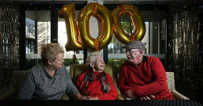 Cake, cuppas and celebration as 13 aged care residents mark milestones together