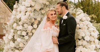 Billi Mucklow breaks online silence with cosy wedding day snap with Andy Carroll