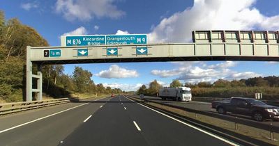 Motorists in Falkirk warned of road closures on M9 and M876 this week