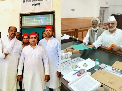 UP Lok Sabha Bypolls: SP candidates Dharmendra Yadav and Asim Khan file nominations