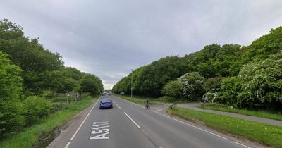 Man dead after car found on fire in woodland car park