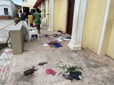 Gunmen at Nigeria church shot from both inside, outside