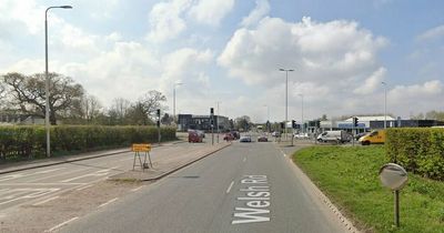 Man, 23, fighting for his life in hospital after A550 crash