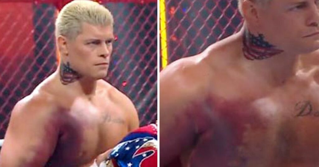 Wwe Star Cody Rhodes Shows Off Sickening Torn Pectoral 1628