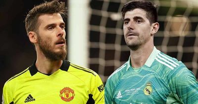 Thibaut Courtois hits back after being compared to Man Utd keeper David de Gea