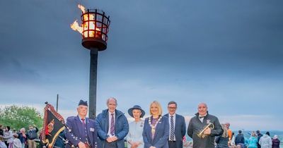 West Lothian celebrates The Queen's Platinum Jubilee with beacon lighting ceremony