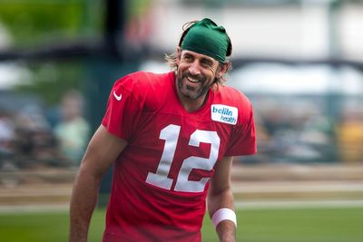 Packers QB Aaron Rodgers in Green Bay for mandatory minicamp