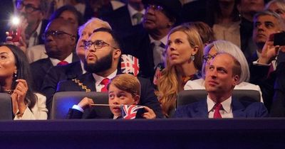 Prince William's reassuring words to eldest son George at Jubilee concert uncovered