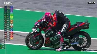 Aleix Espargaro Loses Second-Place Finish After Last-Lap Blunder