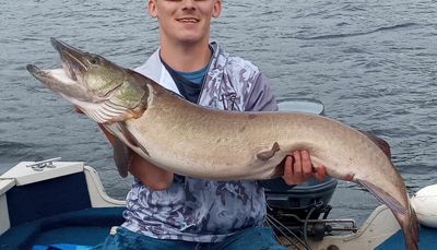 Catching and releasing a muskie of a lifetime, otherwise known as living the dream