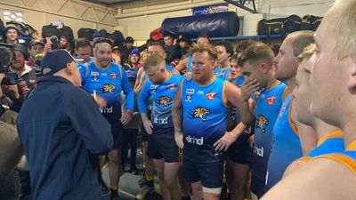 Nhill football club notches up first win in three years in much-needed boost for struggling club