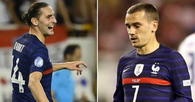 Antoine Griezmann misses late sitter for France as Adrien Rabiot sends transfer message