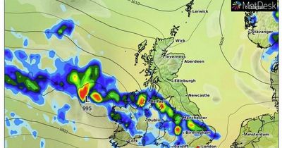 UK weather forecast: Balmy 22C highs today before heavy rain and gale force winds hit