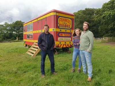 How farmer Frankie Lord transformed two ‘ugly’ circus wagons into tiny homes in lockdown — and why he’s selling one