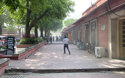 Delhi: Fire breaks out at a bank inside Supreme Court premises