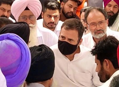 Punjab: Congress leader Rahul Gandhi meets Moose Wala's family members in Mansa