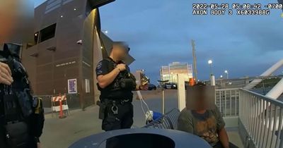 Police officers caught saying 'I'm not jumping in' to save drowning homeless man