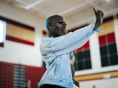 Justine Lindsay is the first openly trans cheerleader in the NFL