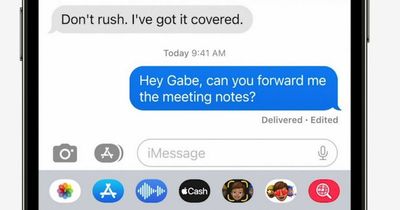 Apple to allow users to edit and delete 'awkward' messages in new iPhone update