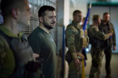 Ukraine’s president ‘very happy’ that Boris Johnson survived no-confidence vote