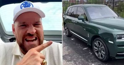 Tyson Fury shows off new £300,000 Rolls-Royce as ring legend enjoys retirement