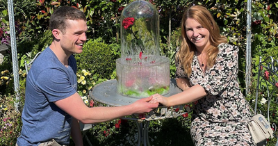 Couple get engaged in Beauty and the Beast themed proposal at Dublin Bloom