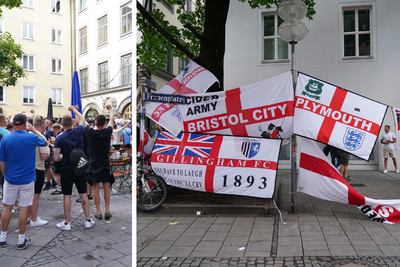 England fans in Germany arrested for 'making Nazi salutes'