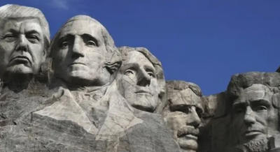 Trump posts Mount Rushmore with his face as Jan 6 committee promises bombshell evidence against him