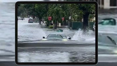 Florida Driver Thinks C8 Corvette Is Submarine, Conquers Flooded Road