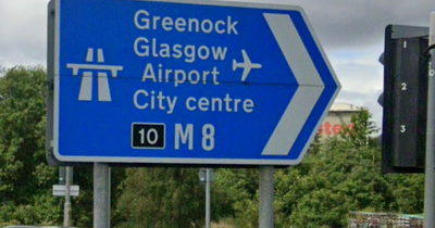 Busy Glasgow motorway junction missing road markings causing 'terrible' driving