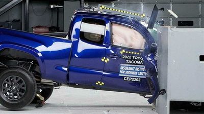 2022 Toyota Tacoma Earns Marginal Rating In Passenger Crash Test