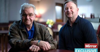 Falklands War hero reunited with Royal Marines Commando who saved his life 40 years on