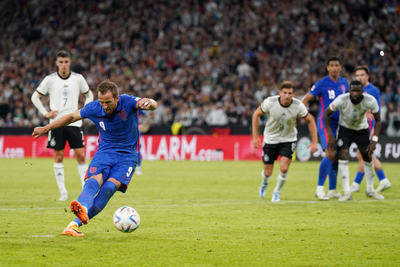 Harry Kane penalty ensures England rescue Nations League point in Germany