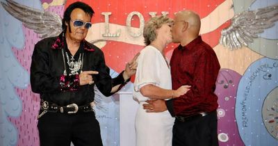 Remember Ann and Rohan? Well they finally tied the knot - and Elvis was there too