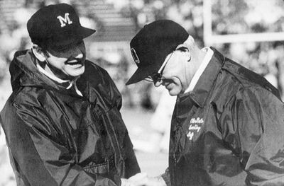 Woody vs. Bo a top ten coaching rivalry in college football history