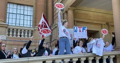 'Slap in the face': Public sector employees rally to demand better pay