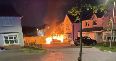 Bothwell BMW firebombing linked to attack on wealthy businessman's £55k garden bar