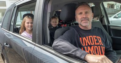 Children saved dad when he had heart attack while reversing car