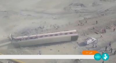 Train derailment in east Iran kills at least 17, injures 50