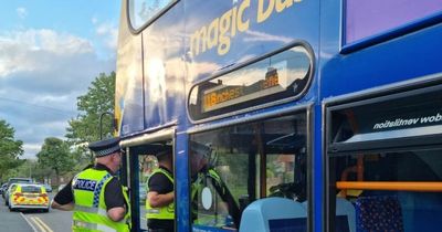 Buses forced to divert after youths hurl bricks at windows