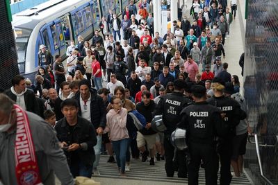 England fans stop Three Lions supporter from stealing German’s match ticket