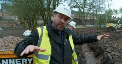 Nick Knowles fans in stitches as he rows with 'grumpy' builder