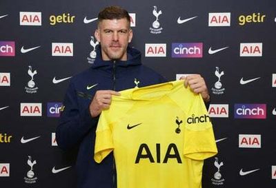 Tottenham confirm second summer signing as Fraser Forster joins on a free transfer