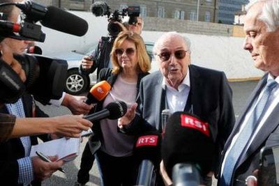Sepp Blatter and Michel Platini in court as corruption trial starts in Switzerland