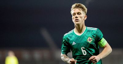 Manchester United midfielder Ethan Galbraith in reflective mood after playing final game for Northern Ireland Under 21s