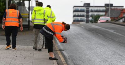 2,000 gallons of vegetable oil floods onto road